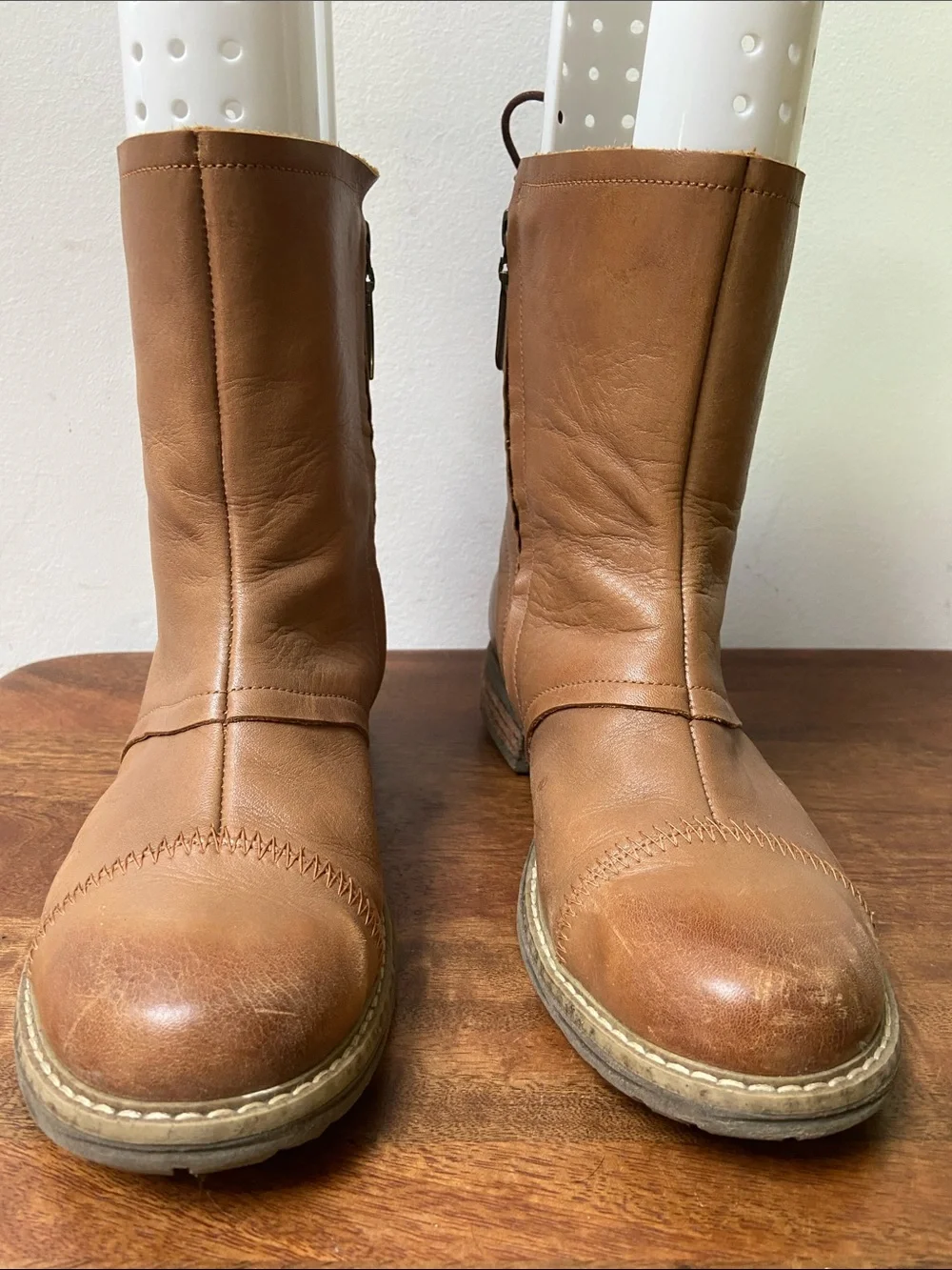 Sergio Tomani 751 Leather Lace-Up Handcrafted Ankle Boots Boho Victorian